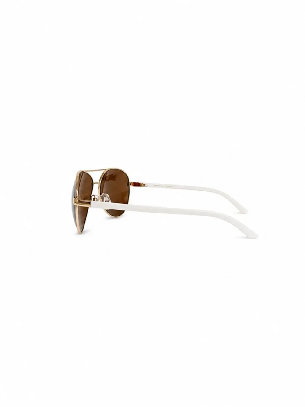 Adrienne Vittadini Sport Women's Gold Aviator Sunglasses